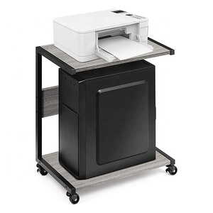 Support Tour PC Réglable Avec Roulettes – Largeur 15,7-20,5 Pouces, Acier Et ABS, Noir