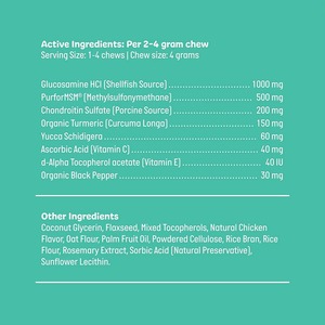 Complément alimentaire pour les hanches et les articulations des chiens, santé des animaux de compagnie et complément alimentaire OEM, friandises pour le gain musculaire, adaptées à toutes les races de chiens - Product Image 2