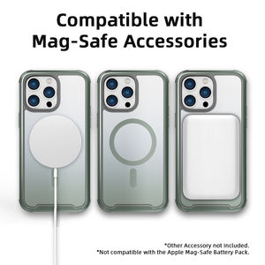 Custodia per telefono cellulare con armatura magnetica in alluminio di alta qualità per <span class=keywords><strong>iPhone</strong></span> <span class=keywords><strong>13</strong></span> 14 15 <span class=keywords><strong>cover</strong></span> di ricarica wireless <span class=keywords><strong>Max</strong></span> - Product Image 2