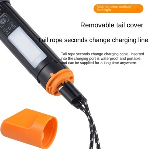 Extérieur <span class=keywords><strong>Forte</strong></span> Lumière Multifonctionnel Véhicule D'urgence Sécurité Marteau Lampe De Poche Pêche De <span class=keywords><strong>Nuit</strong></span> Portable Affichage Numérique - Product Image 4