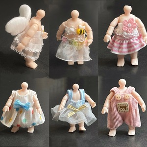 Vêtements pour poupées uniquement, tenues taille enfant pour poupées ange bébé à <span class=keywords><strong>corps</strong></span> uni de 6 cm/3 pouces, accessoires vestimentaires - Product Image 2