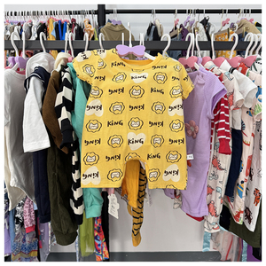 Robe barboteuse en coton de marque originale pour bébé, vêtements de mode, stock de vêtements pour bébé, barboteuse unie pour enfants - Product Image 5