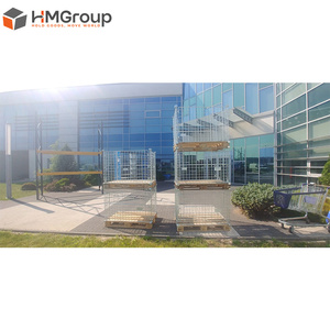 גודל מותאם אישית מתקפל כבד הגנה קורוזיה תעשייתי stackable מתכת מיכל מתכת עמיד - Product Image 5