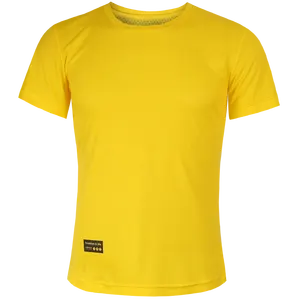 Koşu spor atletik giyim t-shirt hızlı kuru serin yaz kısa kollu özel maraton spor T shirt erkekler için Tops