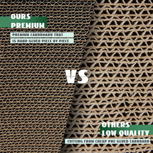 Tahan aus dan tidak rontok kucing besar, papan gores anak kucing, kertas bergelombang kepadatan tinggi - Product Image 6