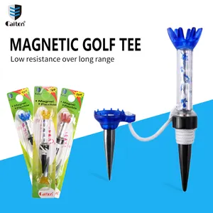 Set di allenamento per la pratica personalizzato all'ingrosso magliette da Golf lunghe in plastica da 80mm t-shirt da Golf magnetica a 2 colori