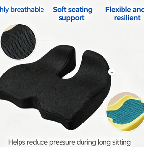 Cojín de Asiento de <span class=keywords><strong>Espuma</strong></span> de Silicona, Altamente Transpirable y Ergonómico, <span class=keywords><strong>para</strong></span> Silla de Oficina, Asiento de Auto, Sofá y Silla de Comedor, Guangdong - Product Image 3