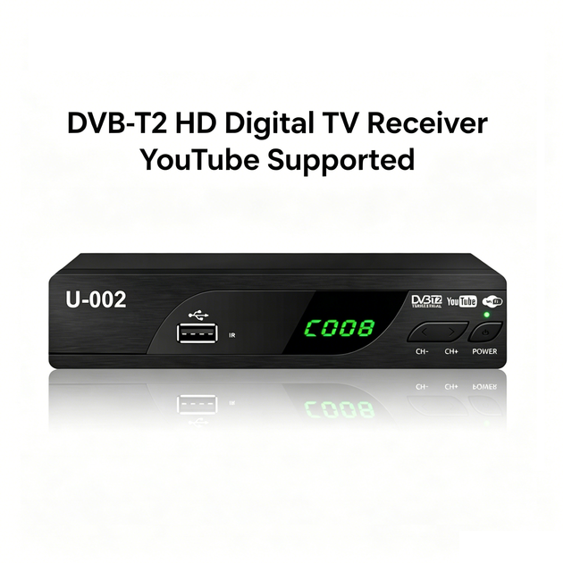 New Full HD 1080P Free to air Set-top Box ISDB-T2 USB WIFI ANTENNA TV BOX Digital Set Top Box Dvbt2 with Remote