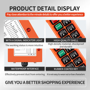 Receptor transmisor de Control remoto inalámbrico Industrial con 10 botones, Radio 24V 36V 220V 380V, SE Telecrane, 24V, V - Product Image 6