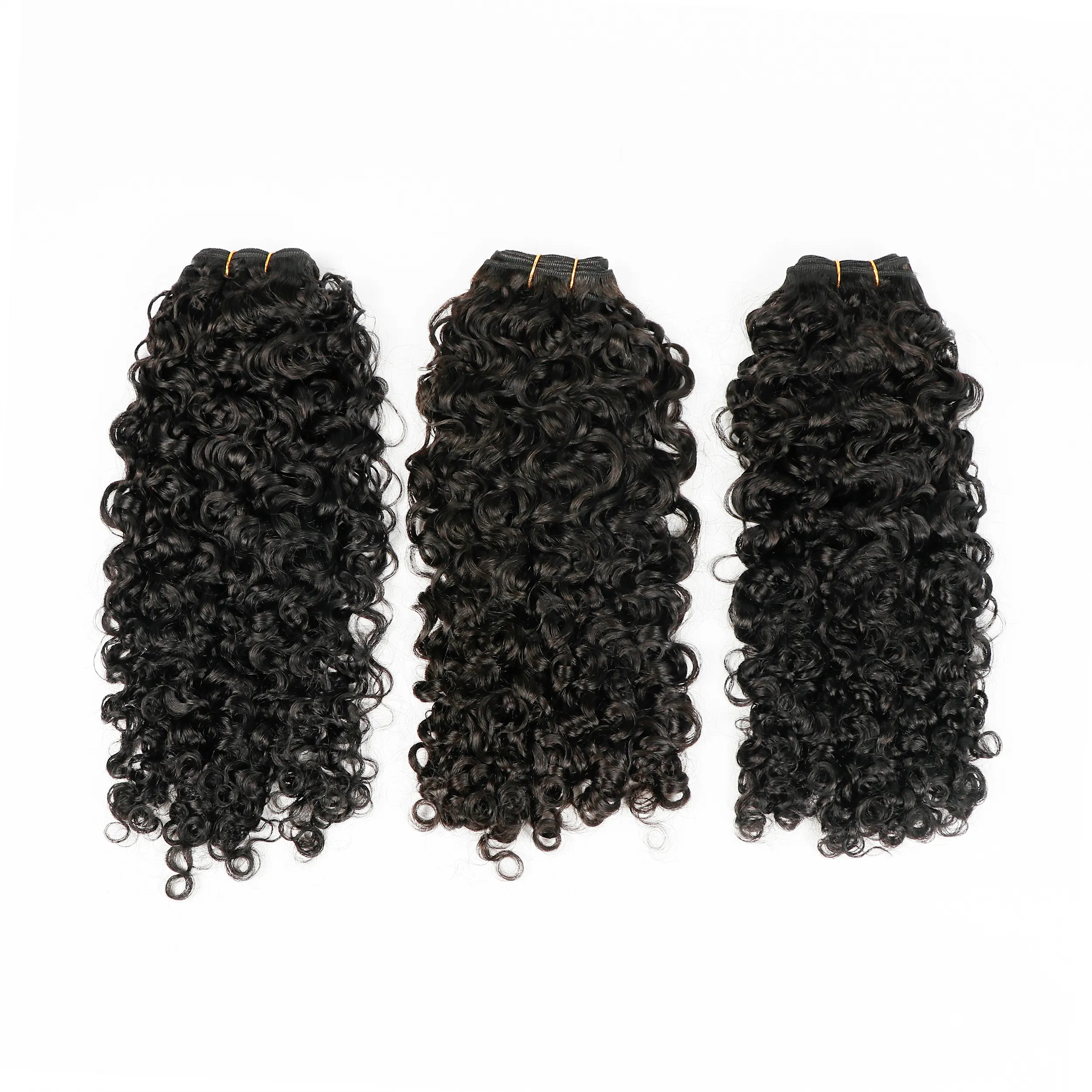 hot selling russian double drawn virgin remy human hair water wave burmese curly hai bundle