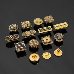 KUNSHUO Usine de Boutons Chemise de Vêtements 4 Parties Marque Motif Personnalisé Logo Fermeture à Pression Abaya Métal Thobe Bouton Pression Fabricant - Product Image 6