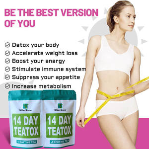 Té TEATOX de 14 Días, Mezcla Herbal Natural para el Cuidado Corporal, Apoyo para un Vientre Plano, Té Desintoxicante para Quemar Grasa Abdominal, Suplemento Adelgazante, Productos para la Pérdida de Peso - Product Image 2
