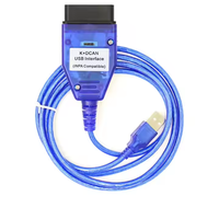 Interfaz de Diagnóstico USB con Chip FTDI, Compatible con BMW, Full Chip K+Dcan K+can INPA con Interruptor