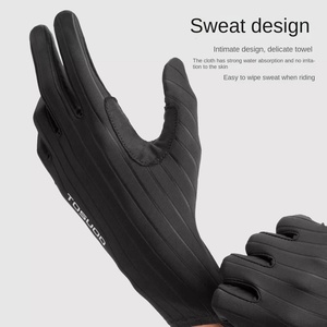 TOSUOD Cycling Gloves Bicycle Breathable Shock Absorbing Windshield Non-slip Sports Full Finger Gloves Spring Autumn Thin - Product Image 4
