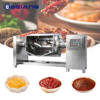 Industriële fruitjam vacuüm kookmachine met horizontale asmixer voor pasta- en sausconcentratie