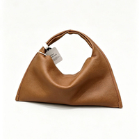 Sac à main hobo chic et minimaliste en cuir souple pour femme, élégant sac fourre-tout souple pour le quotidien, les courses et les voyages