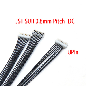 Câble de raccordement perforant JST IDC 8 broches 0,8 mm OEM ODM, conception à profil bas pour espaces restreints, pour écran TFT de distributeur automatique - Product Image 1