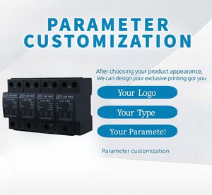 Dispositif de protection contre les surtensions triphasé AC LeiHao ODM/OEM T2 SPD Factory 385V 60kA-120kA 4P pour la protection contre la foudre - Product Image 2