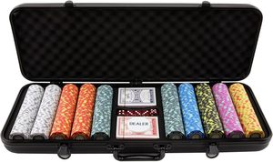 Ensemble de jetons de poker en céramique de haute qualité, jetons de jeu de taille standard pour club et usage domestique - Product Image 3