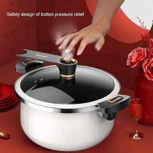 Marmite à soupe de cuisine 7L Casserole à ragoût Couvercle en verre Soupe à os Gaz Multi Function Enamel Micro Pressure Pot Cooker - Product Image 4