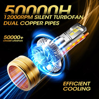Phare de voiture V28 45W 12V, nouvelle ampoule LED 6000K, 50000 lumens, Canbus, phare LED blanc H1 H7 H4 H11