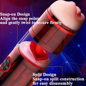 ของเล่นทางเพศชายรุ่นที่สามราคาถูก กระตุ้นด้วยไฟฟ้า ลิ้นเลีย สั่นดูด และพ่นน้ำ ช่วยสำเร็จความใคร่ด้วยตัวเอง - Product Image 4