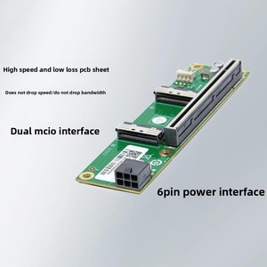 Chất lượng cao PCIe 5.0 X16 để mcio <span class=keywords><strong>Adapter</strong></span> Board bên ngoài GPU mở rộng cho ván chân tường máy chủ phụ kiện - Product Image 3