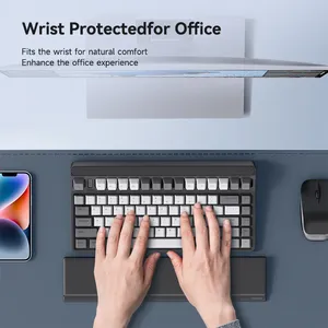 Desktop Storage <b>Box</b> Keyboard Wrist Pad Ergonomic Soft <b>Memory</b> Foam Support Storage <b>Box</b> Easy Typing Pain Relief Desktop Storage - Product Image 3