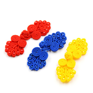 Hot Bán Retro Phong Cách Handmade Thiệp Mời Đám Cưới Quần Áo Giày Trang Trí Trung Quốc Ếch Nút Với Ngọc Trai - Product Image 3