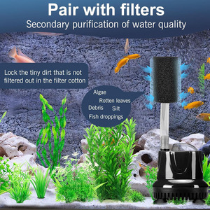 Kit de filtration d'éponge de remplacement en <span class=keywords><strong>mousse</strong></span> de pré-<span class=keywords><strong>filtre</strong></span> de 5.9 pouces pour aquarium d'étang, éponge en <span class=keywords><strong>mousse</strong></span> de <span class=keywords><strong>filtre</strong></span> d'aquarium - Product Image 4