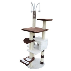 Chất lượng cao lớn đa cấp sisal bao phủ gãi bài viết Mèo cây chung cư đồ nội thất mèo tháp nhà - Product Image 2