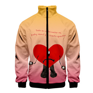 Chaquetas Fitspi Bad Bunny, Ropa Urbana Harajuku, Abrigos Hip Hop, Sudaderas con Capucha, Impresión 3D, Un Verano Sin Ti, Chaquetas de Béisbol - Product Image 6