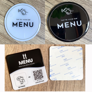 रेस्तरां टेबल टैप के लिए nfc मेनू स्टिकर देखने के लिए डिजिटल मेनू संपर्क रहित ऑर्डर प्लेट देखने के लिए - Product Image 6