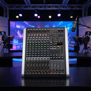 Consola mezcladora de audio profesional DKS 9 13 17 canales, controlador de DJ, MP3, Bluetooth, doble efecto 99 para karaoke, grabación en PC - Product Image 6