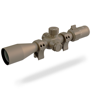 TYPHON 8-32x56SFIR SFP Tubo de 30mm Vidrio grabado Segundo plano focal Visor de alcance iluminado con parada cero con anillo de alcance - Product Image 5