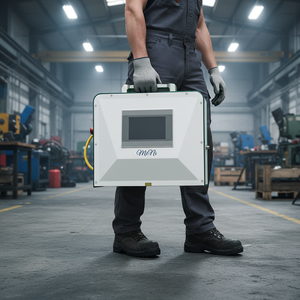 Machine de soudage <span class=keywords><strong>laser</strong></span> QCW portable pour acier mince inférieur à 1,5 mm, facile à déplacer pour le soudage de plaques signalétiques, petites lampes et ateliers domestiques - Product Image 1
