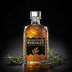 Bouteille en verre super-flint gaufré de luxe 500 ml, personnalisable avec logo, vide, pour spiritueux, whisky, vodka, brandy, <span class=keywords><strong>gin</strong></span>, rhum – Fabrication OEM - Product Image 3