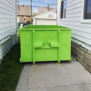 حاوية متعددة الأغراض ذات رافعة خطافية 5-9 متر مكعب - حاوية فولاذية متينة للتخلص من النفايات البلدية والعقارات - Product Image 1