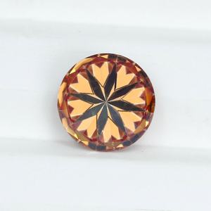 维雷萨美国本地库存5CT 11毫米松散硅石GRA认证石榴石红色圆形明亮切割硅石 - Product Image 3