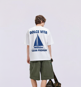 Camiseta Personalizada para Hombre, 100% Algodón Jersey, de Alta Calidad, Transpirable, Estilo Urbano, Cuello Redondo, Sólida, 200g, Corte Regular para Todas las Temporadas - Product Image 2