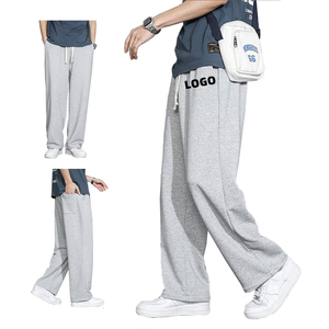 <span class=keywords><strong>Pantaloni</strong></span> sportivi personalizzati <span class=keywords><strong>grigi</strong></span> <span class=keywords><strong>pantaloni</strong></span> larghi <span class=keywords><strong>con</strong></span> coulisse elasticizzati in cotone oversize <span class=keywords><strong>pantaloni</strong></span> della <span class=keywords><strong>tuta</strong></span> larghi da uomo - Product Image 2