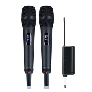 Microphone sans fil universel à double canal UT4000B-2ch, vente chaude, batterie au lithium intégrée, récepteur rechargeable - Product Image 2