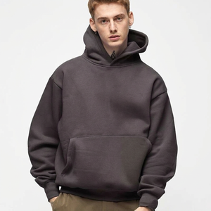 Sudaderas con Capucha para Hombre, Invierno 2025, Talla 6XL, Logotipo Personalizado, Terciopelo con Relieve 3D, Peso Pesado, Talla Grande, Color Sólido, 100% Algodón - Product Image 1