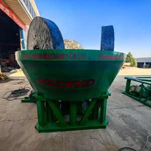 Mulino a Tre Rulli con Vasca Umida Modello 1100 1200 con Capacità di 0,5-1 TPH per Macinazione di <span class=keywords><strong>Oro</strong></span> e Pietre in Miniere e Cave in Ciad e Zambia - Product Image 2