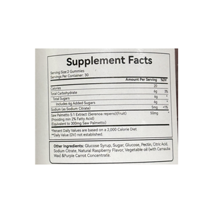 Caramelle Gommose Stimolanti della Libido a Marchio Privato per Uomini e Donne con Saw Palmetto ed Erbe Naturali - Product Image 2