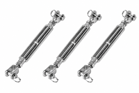 Vente en gros usine – Tendeur à mâchoires en acier inoxydable 304/316 de type US, style UU, anti-corrosion, vis de rigging impériale pour câble métallique