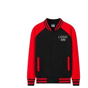 Vestes de sport unisexes classiques de haute qualité, couleur assortie, en polaire, à manches longues, imperméables, respirantes, avec fermeture éclair - Product Image 3