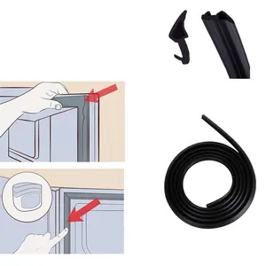 Custom flexibility silicone extrusion cold room reefer container refrigerator door rubber gasket