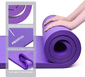 PROIRON - Tapete de <span class=keywords><strong>Yoga</strong></span> NBR Ecológico, Extra Grueso, de Espuma, para Pilates, Ejercicio, Gimnasio en Casa, Viajes, con Logotipo Personalizado - Product Image 4