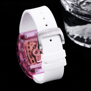 Montre Tourbillon Transparente Ornée de Diamants, Montre de Luxe Audacieuse pour Événements Tapis Rouge, Soirées Mode, Montre de Style de Vie Premium - Product Image 6